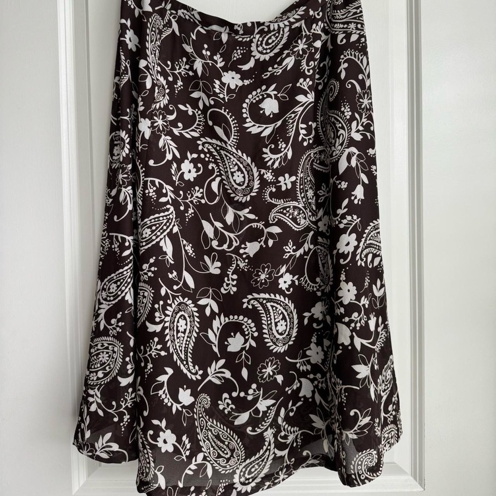 midi flowy skirt floral